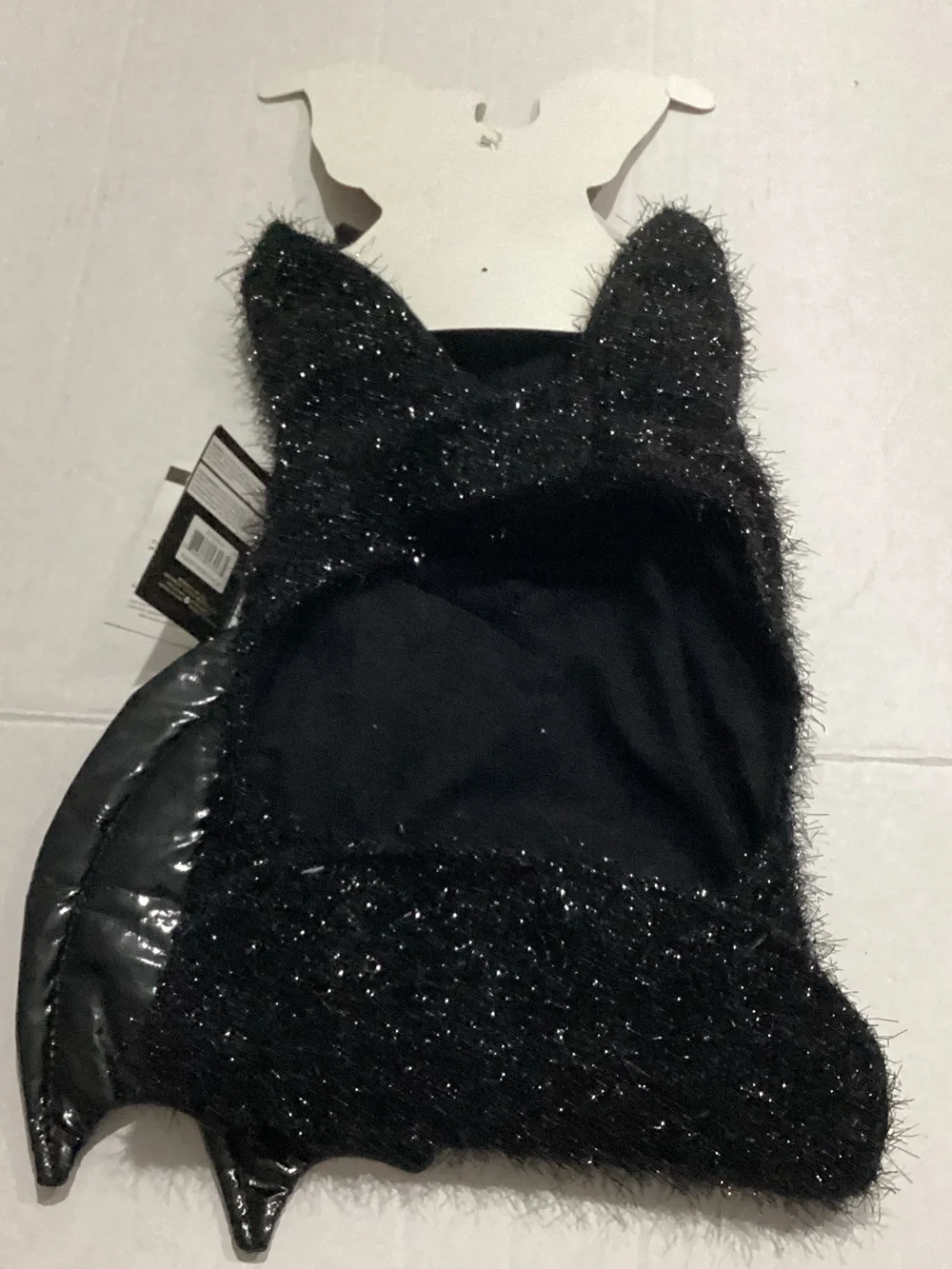 party dog shiny black